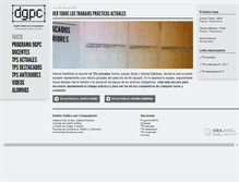 Tablet Screenshot of dgpc.com.ar